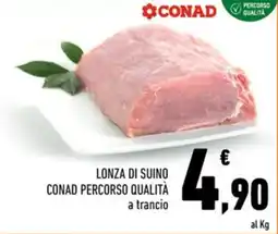 Conad City Lonza di suino conad percorso qualità a trancio offerta