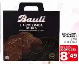 Iperal La colomba mora BAULI offerta