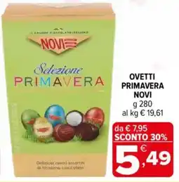Iperal Ovetti primavera NOVI offerta