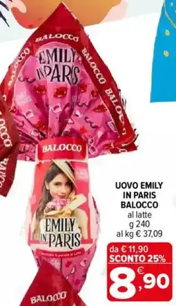Iperal Uovo emily in paris BALOCCO offerta