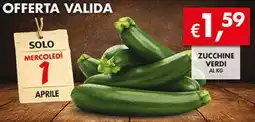 Coal Zucchine verdi offerta