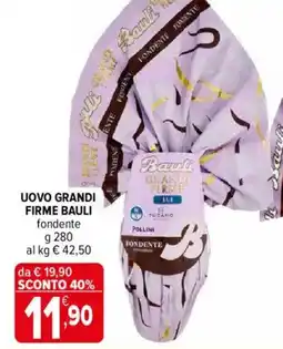Iperal Uovo grandi FIRME BAULI offerta