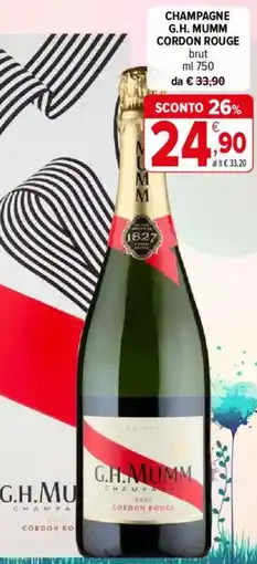 Iperal Champagne g.h. mumm cordon rouge offerta