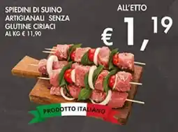 Coal Spiedini di suino artigianali senza glutine ciriaci offerta