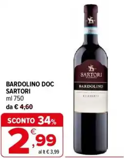 Iperal Bardolino DOC SARTORI offerta