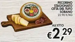 Coal Pecorino stagionato citta del tufo sorano offerta
