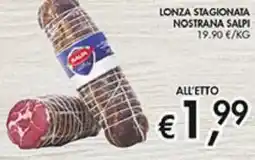 Coal Lonza stagionata nostrana salpi offerta