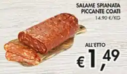 Coal Salame spianata piccante coati offerta
