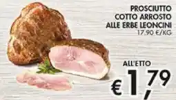 Coal Prosciutto cotto arrosto alle erbe leoncini offerta