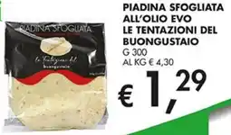 Coal Piadina sfogliata all'olio evo le tentazioni del buongustaio offerta