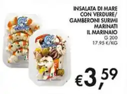 Coal Insalata di mare con verdure/ gamberoni surimi marinati il marinaio offerta