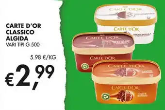 Coal Carte d'or classico algida offerta