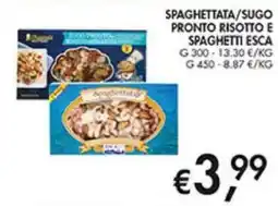 Coal Spaghettata/sugo pronto risotto e spaghetti esca offerta