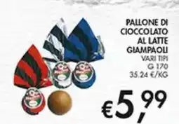 Coal Pallone di cioccolato al latte giampaou offerta