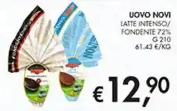 Coal Uovo novi latte intenso/ fondente 72% offerta