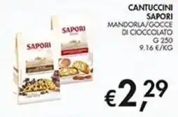 Coal Cantuccini sapori mandoria/gocce di cioccolato offerta