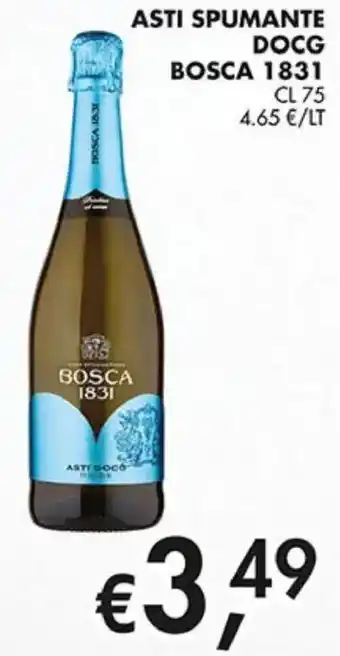 Coal Asti spumante docg BOSCA 1831 offerta