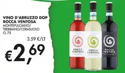 Coal Vino d'abruzzo dop rocca ventosa montepulciano/ trebbiano/cerasuolo offerta