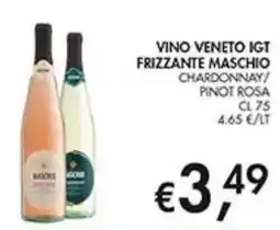 Coal Vino veneto igt frizzante maschio chardonnay/ pinot rosa offerta