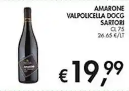 Coal Amarone valpolicella docg sartori offerta