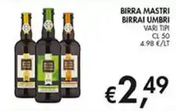 Coal Birra mastri birrai umbri offerta
