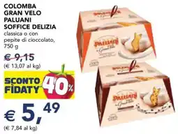 Esselunga Colomba gran velo paluani soffice delizia offerta