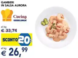 Esselunga Gamberi in salsa aurora Cucina ESSELUNGA offerta
