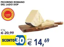Esselunga Pecorino romano del lazio dop offerta