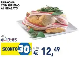 Esselunga Faraona con ripieno al brasato offerta