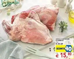 Esselunga Coscia e anteriore di agnello offerta