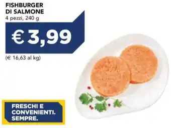 Esselunga Fishburger di salmone offerta