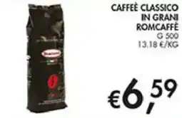 Coal CAFFEE CLASSICO IN GRANI ROMCAFFÈ offerta