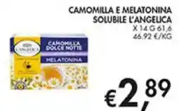 Coal Camomilla e melatonina solubile l'angelica offerta