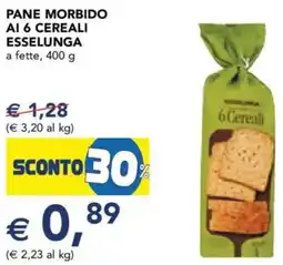 Esselunga Pane morbido ai 6 cereali ESSELUNGA offerta