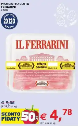 Esselunga Prosciutto cotto FERRARINI offerta