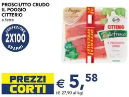 Esselunga Prosciutto crudo il poggio CITTERIO offerta