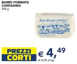 Esselunga Burro formato contadino offerta