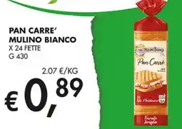 Coal Pan carre' mulino bianco x 24 fette offerta