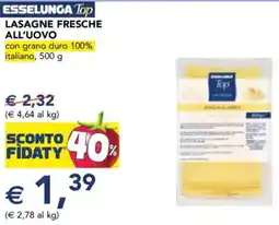 Esselunga ESSELUNGA Top Lasagne fresche all'uovo offerta