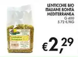 Coal Lenticchie bio italiane bontà mediterranea offerta