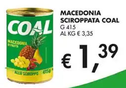 Coal Macedonia sciroppata COAL offerta