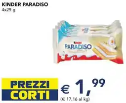 Esselunga Kinder paradiso offerta