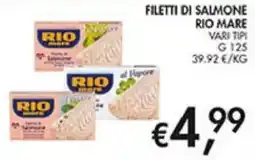 Coal Filetti di salmone RIO MARE offerta