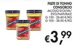 Coal Fileti di tonno consorcio all'olio d'oliva/ evo/naturale offerta