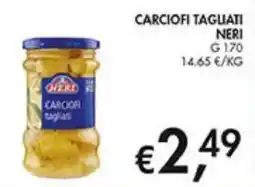 Coal Carciofi tagliati NERI offerta