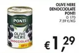 Coal Olive nere denocciolate PONTI offerta