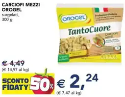 Esselunga Carciofi mezzi OROGEL offerta