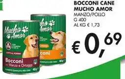 Coal Bocconi cane mucho amor manzo/pollo offerta