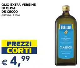 Esselunga Olio extra vergine di oliva DE CECCO offerta