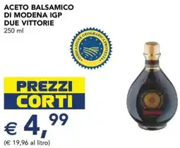 Esselunga Aceto balsamico di modena igp due vittorie offerta